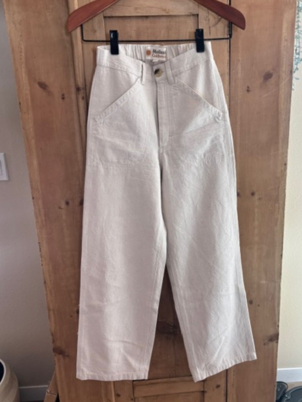 Mollusk Cream Painter Pants Size XS